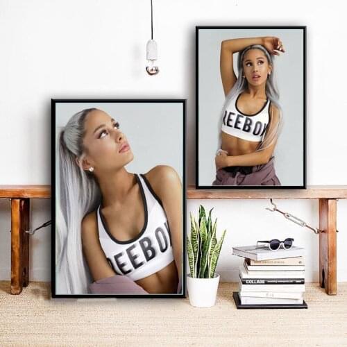 Ariana Grande Sexy Music Singer Posters And Prints Canvas Painting Wall Pictures For Living Room Vintage Decorative Home Decor