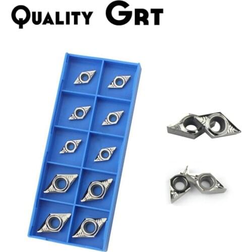 Q.Grt 10PCS DCGT 070202 DCGT07 0204 DCGT070208 TK DCGT11 T302 DCGT11T304 DCGT11T308 CNC Turning Tools Lathe For Aluminum