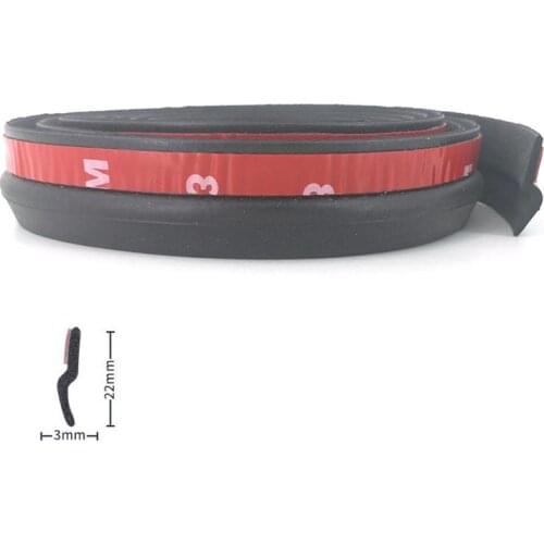 Car Door Rubber Seal Strips Z Shaped Trim Noise Insulation Epdm Weatherstrip Z Type Rubber Seal for Car Internal Accessories