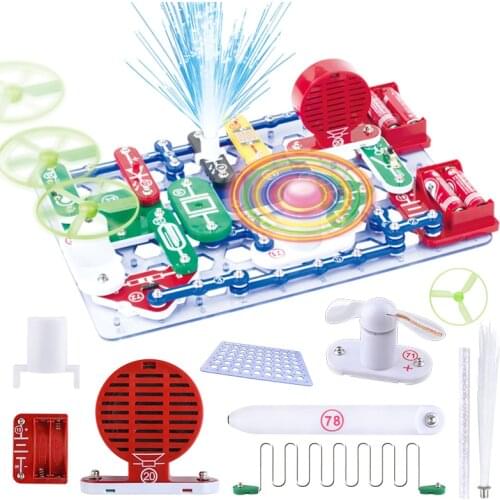 STEM Toys for Children Educational Learning Integrated Building Blocks Circuit Brick Science Physics Experiment