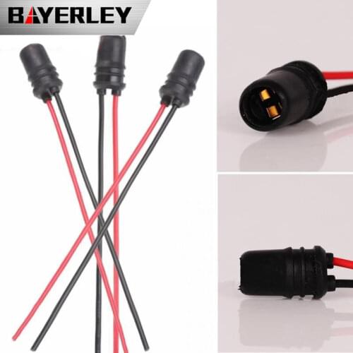 2019 New T10 Holder 10pcs For Motorcycle/Car/Truck/Boat T10 5W Instrument Light Bulb Socket