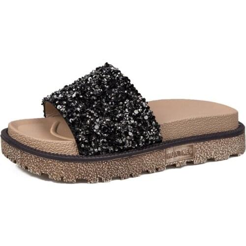 2020 New Slippers Women Wear Summer Fashion Fairy Style Net Red Beach Roman Shoes Woman Casual Shoes