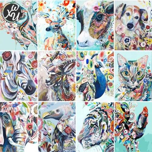 Diamond Painting Colorful Animals Full Diamond Embroidery Owl Diamond Art Diamond Embroidery Highland Cow Diamond Art Decoration