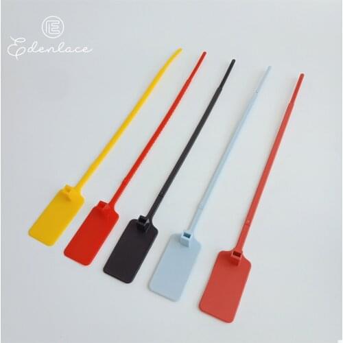 C. 2017 2018 2019 Zip Ties Plastic Zip Tag Shoelace Buckle Lock Belt Red Black Light blue Shoelaces Tape For Sneakers