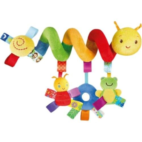 Cute Activity Spiral Crib Stroller Car Seat Travel Hanging Toys Baby Rattles Toy
