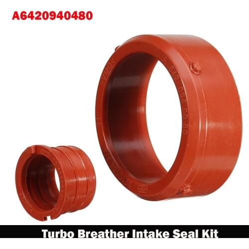 Auto Rubber Turbo & Breather Intake Seal Kit For Mercedes-Benz OM642 Seal Kit A6420940080 6420940480 Car Pistons Accesories