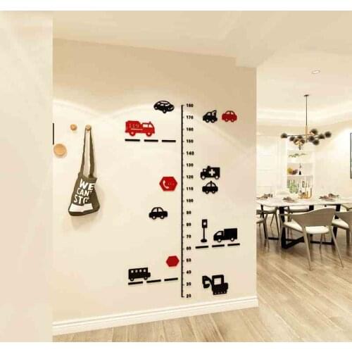 Height Ruler Sticker Wall Kids Room Decoration Baby Room Wall Stickers Nursery Height Measure Wall Stiker Art Decals 3 Pattern B