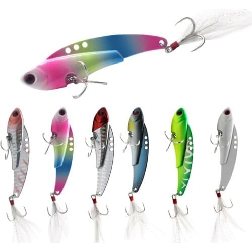 13/18/25/30g New Design 3D Eyes Metal Vib Blade Lure Sinking Vibration Baits Artificial Vibe for Bass Pike Perch Fishing