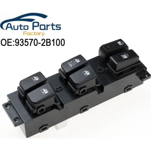 New Car Front Left Electric Power Window Control Switch Button For Hyundai Santa Fe CM 2007-2011 93570-2B100 935702B100