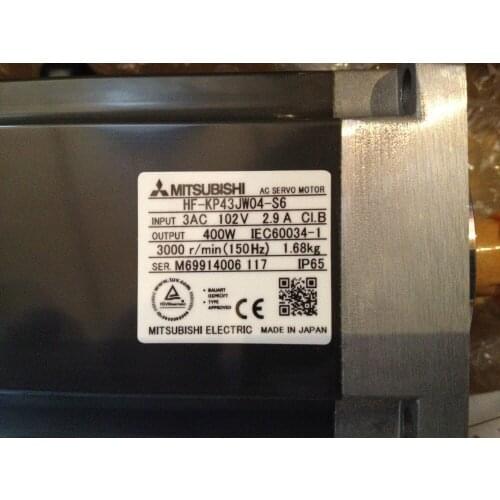 Original new Japan Mitsubishi servo motor 400W HF-KP43JW04-S6