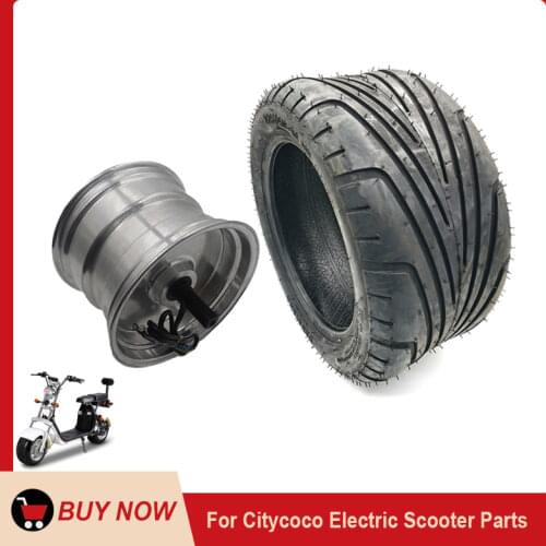 225/40-10 Motor Tire 60V2000W Motor Wheel Hub for Citycoco Electric Scooter/bike Modification Parts