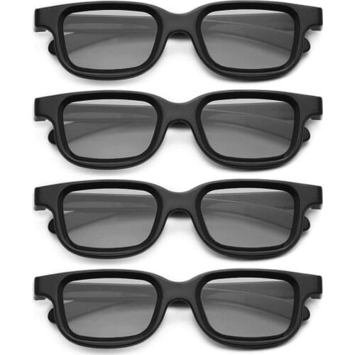 4Pcs/Lot VQ163R Polarized Passive 3D Glasses for 3D TV Real 3D Cinemas for Sony Panasonic Wholesale Price Dropshipping