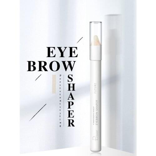 Pudaier Eyebrow Pencil Cosmetic Makeup Natural Long Lasting Colorless Shaping Eyebrow Waterproof White Eye Brow Beauty Tools