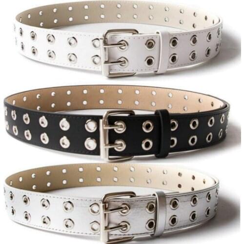 Women Belt Imitation Leather Pin Buckle Belt New Punk Wind Jeans Fashion Individual Decorative Belt Women Belt