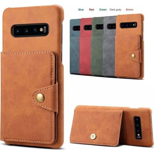 Luxuey Case for Samsung Galaxy Note 9 Case Hard Back Covers Capa for Samsung Galaxy S10 S9 Plus Case Leather Phone Wallet Coque