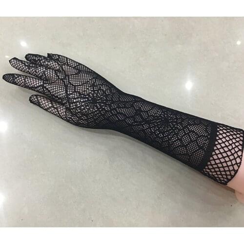Sexy transparent lace elastic gloves bride Long-sleeve gloves mesh liturgy gloves sexy gloves lace 613