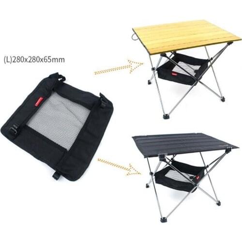Folding Table Storage Hanging Basket Outdoor Wild Rack Camping Bag Finishing Net For Chair Picnic Table Hanger Storage Basket