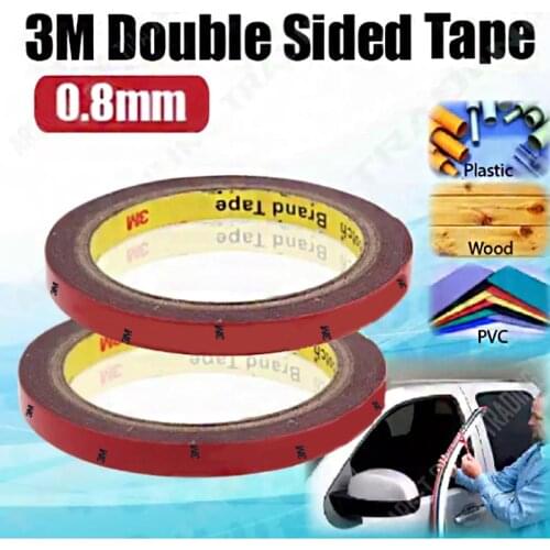 6/10/15/20mm Car Special Double sided Tape 3M Black Strong Adhesive Tape Sticker For Phone Lcd Pannel Screen Repair Accessories