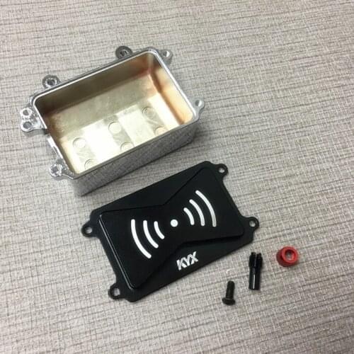 CNC machined all metal receiver waterproof box For AXIAL SCX10