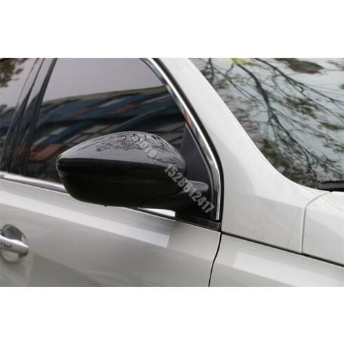 Car styling ABS Rearview mirror cover Trim/Rearview mirror Decoration for Peugeot 2008 2014-2019