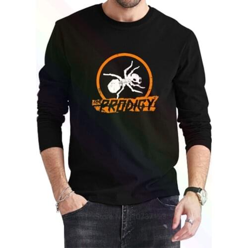 The Prodigy 'Ant' Brand Logo Classic Black T-Shirt 2021 Newest Summer Mens Long Sleeve Popular Tees Shirt Tops Novel Unisex