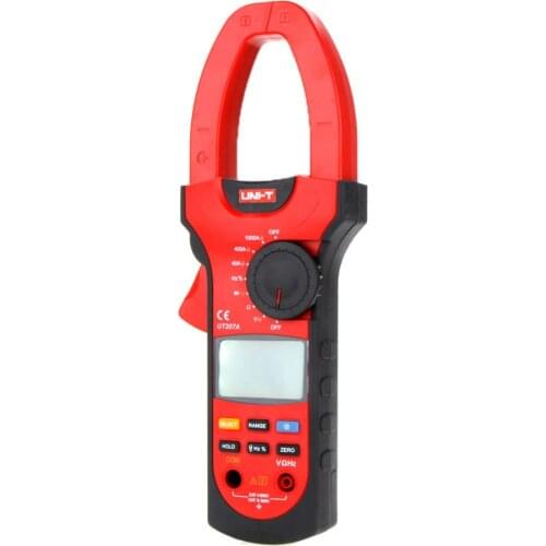 UNI-T UT207A Professional Auto/Manual Range AC/DC Current Voltage Resistance Frequency Digital Clamp Multimeters UT-207A