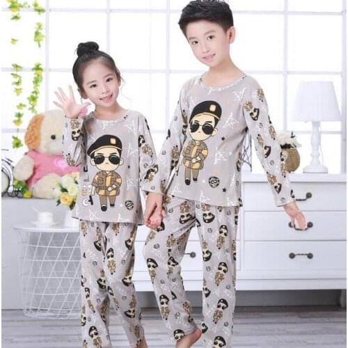 Spring Autumn Pyjamas Kids Girls Clothes Set Cartoon Styling Nightwear Print Childrens Pajamas Baby Sleepwear Suits 3-13T Wear
