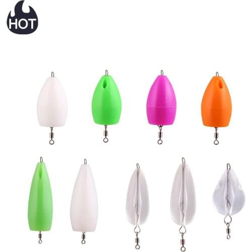 5pcs Throwing Aid Pin 8-Word Loop Long Shot Floating Sinking Modified Color Auxiliary Device Fishing Bait Counterweight Accessor