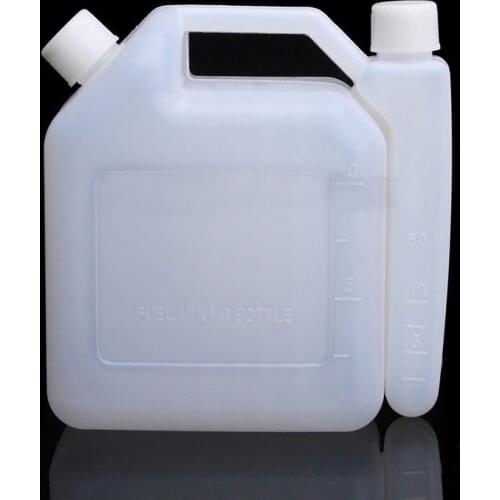 1.5 L 2-Stroke Oil Petrol Fuel Mixing Bottle For Trimmer Chainsaw 25:1