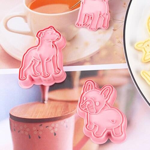3D Cookie Cutter Mold Cute Animals Model DIY Biscuit Mould Practical Kitchen Baking Tools Easy Operation GQ