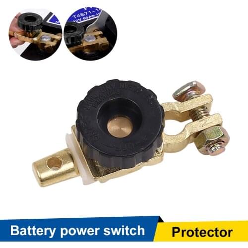 Car New Battery Terminal Link Switch Quick Cut-off Disconnect Isolator Switch Truck Parts Auto Accessories Battery Disconnector