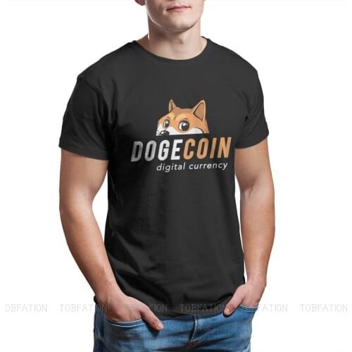 DogeCar Dogecoin Harajuku TShirt Bitcoin Cryptocurrency Miners Meme Printing Streetwear T Shirt Male Tee Unique Gift Clothes