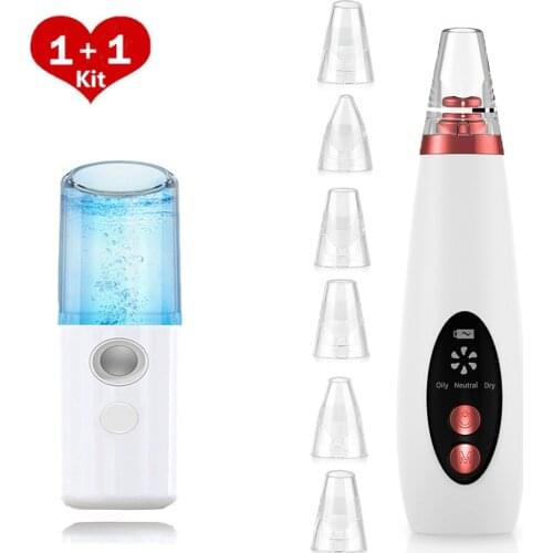 Electric Blackhead Remover Face Pore Vacuum Removal Facial Pore Cleaner Exfoliator Acne Pore Cleaning Acne Vacuum Deep Cleaning