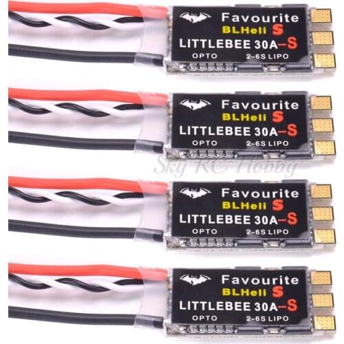 Favourite FVT LittleBee Little Bee 30A-S 30A ESC BLHeli_S OPTO 2-6S Support Mulitshot Oneshot42 OneShot125 For Wizard X220 X220S