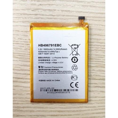 HB496791EBC Li-ion phone battery For Huawei MATE 1 Ascend MT1-U06 MT2-L02 MT2-L05 MATE 2 Mate1 Mate2 3900mAh