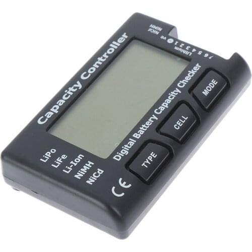 Measurement Tool Battery Voltage Tester Checking RC Meter 7 Digital Cell Battery Capacity Checker For LiPo LiFe Li-ion Nicd NiMH