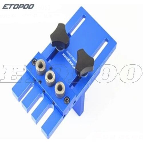 Woodworking tool,DIY Woodworking Joinery High Precision Dowel Jigs Kit,3 in 1 Drilling locator,08450A drilling guide kit gauge