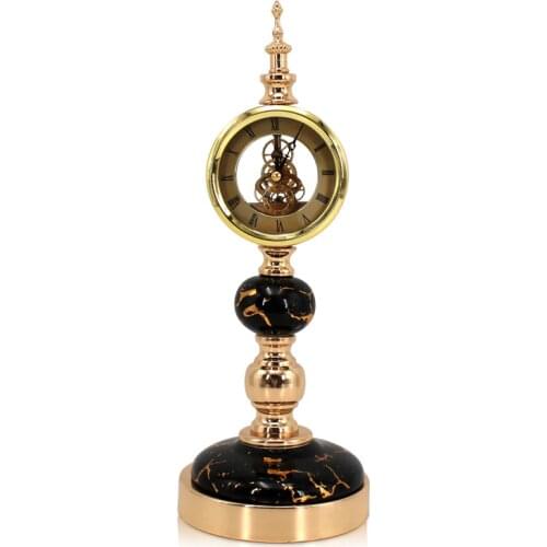 Floor clock European-style Chinese retro clock living room study hotel European and American home furnishings