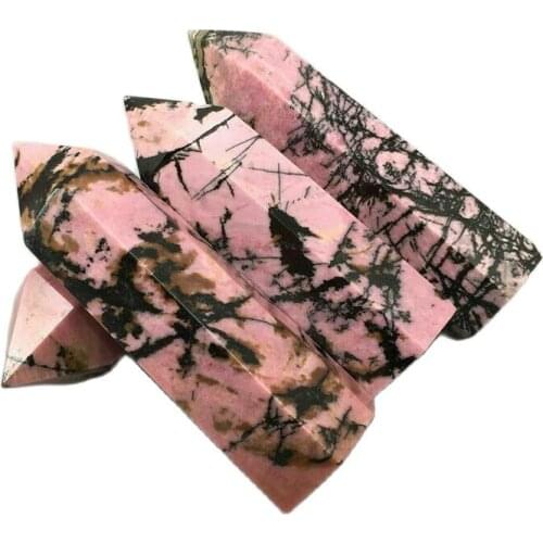 Beautiful natural crystal agate natural ocean jasper crystal point natural crystal reiki healing 70-80MM