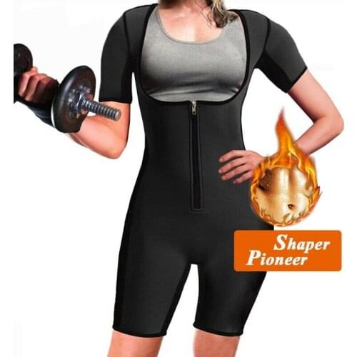 Neoprene Sauna Suit For Women Full Body Shaper Waist Trainer Body Shaper Corset Slimming Belt Postpartum Belly Modeling Strap