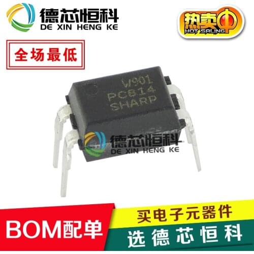 New original imported Sharp PC814 optocoupler relay PC814 straight plug DIP-4 optocoupler 814