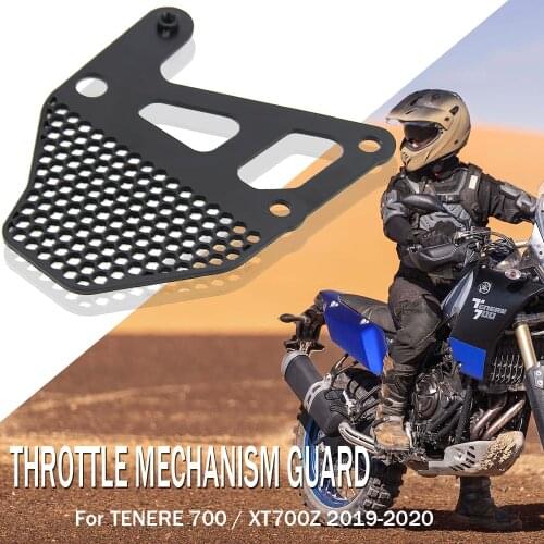 NEW TENERE 700 XT 700 Z For YAMAHA Tenere 700 XT700Z Throttle Mechanism Guard Protector Cover Protection Grill black 2019 2020