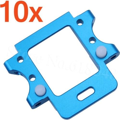 Wholesale 10Pcs/Lot HSP 102060 Alloy Aluminum Front Gear Box Mount 02022 1:10th Upgrade Parts For RC Car