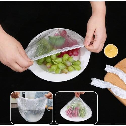 Preservative Film Food Storage Covers Food Grade Disposable Plastic Wrap Reusable Kitchen Disposable Food Protective Film