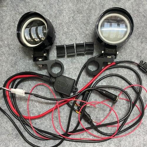 Auxiliary Lights Motorcycle Spot Driving Fog Protection bar FOR HONDA KAWASAKI SUZUKI YAMAHA DUCAKI BMW Apulia Triumph