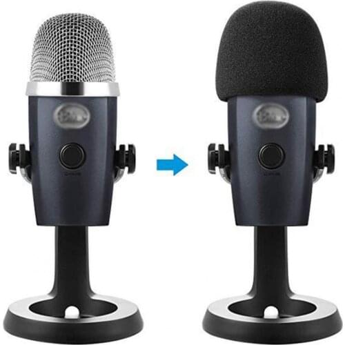 Microphone Cover Dustproof Replacement Sponge Mic Protective Cap for Blue Yeti/ Yeti Pro