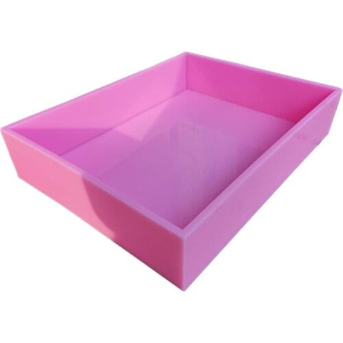 Size 457*349*89mm Big Silicone Slab Mold Silicone Trays Silicone Liner Molds for Soap Making