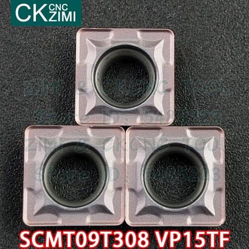 SCMT09T308 VP15TF SCMT 09T308 VP15TF Carbide Inserts External Turning Inserts Tools CNC Metal lathe tools for stainless steel