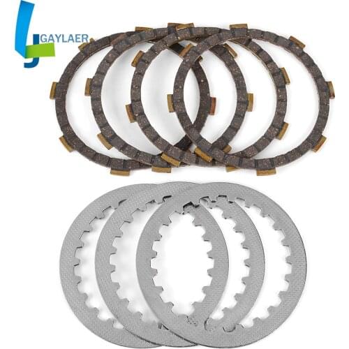 Clutch Plates Steel Friction Plate for Yamaha L5 L5T L5TA 1969-1970 YB100 1987 DX100 1985 1311632100 4EU1632100