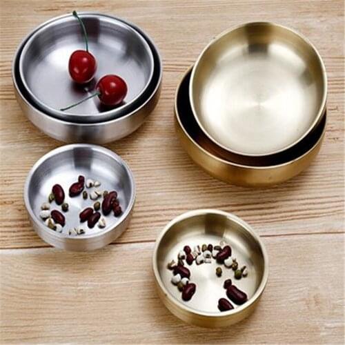 Stainless Steel Seasoning Dish Plate Multipurpose Snack Saucers Round Sauce Kitchen Rice Container Picnic Use Tableware Plates